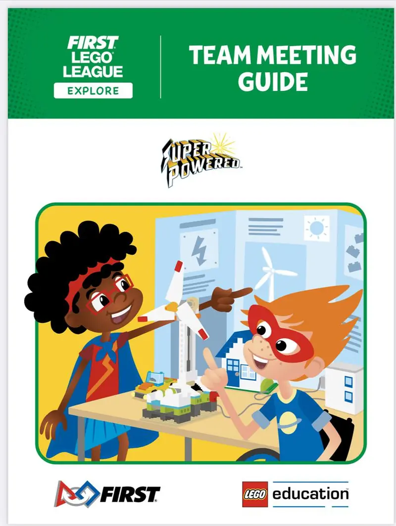 LEGO FLL2022 SUPERPOWERED Team Meeting Guide (FLL Explore)