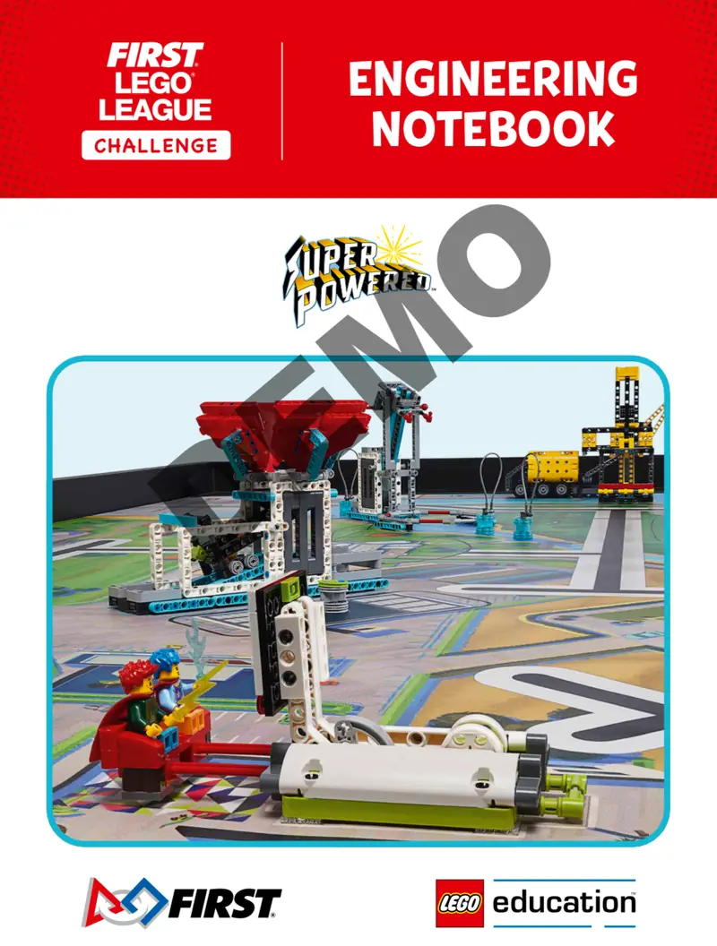 LEGO FLL2022 SUPERPOWERED Engineering Notebook (FLL Challenge)