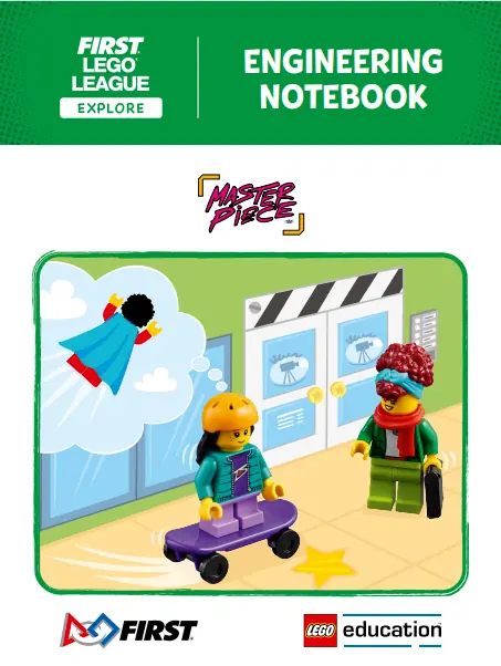 LEGO FLL2023 MASTERPIECE Engineering Notebook (FLL Explore)