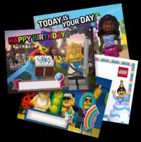 LEGO GREETINGCARD Personalised Greeting Card