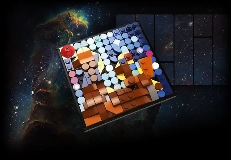 LEGO HUBBLEMOSAIC Hubble Image Mosaic