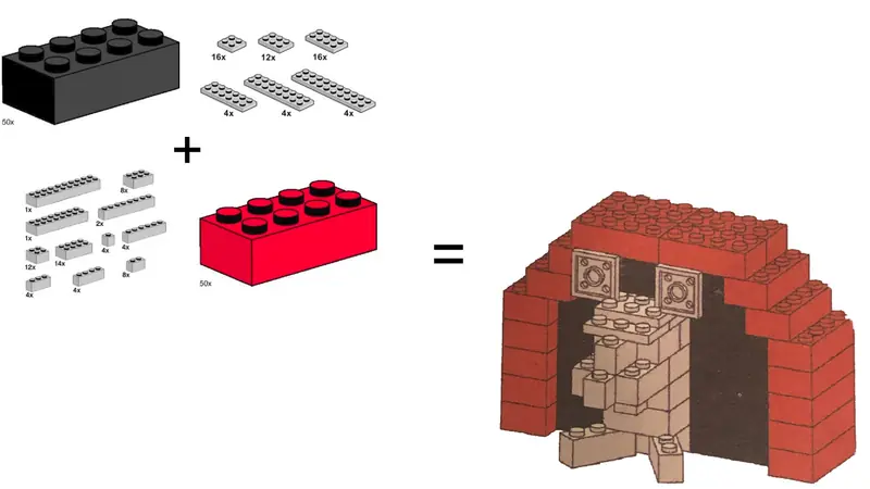 LEGO K10145 Mouse Hole Kit