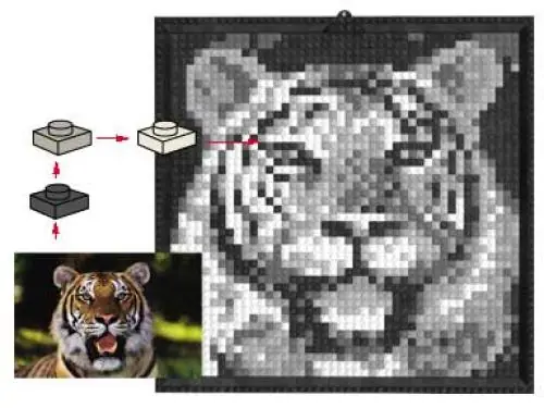 LEGO K34434 Mosaic Tiger