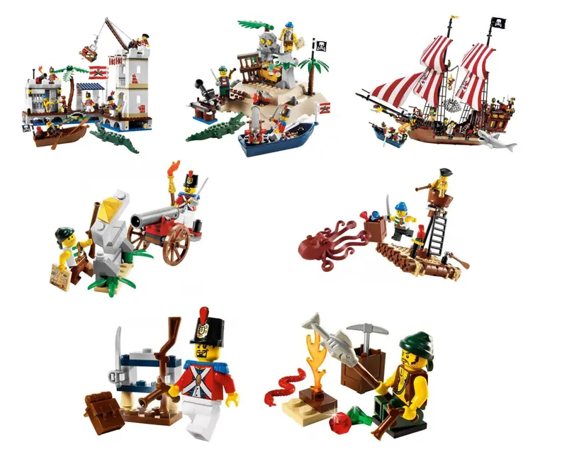 LEGO K6243 Duża Kolekcja Piratów