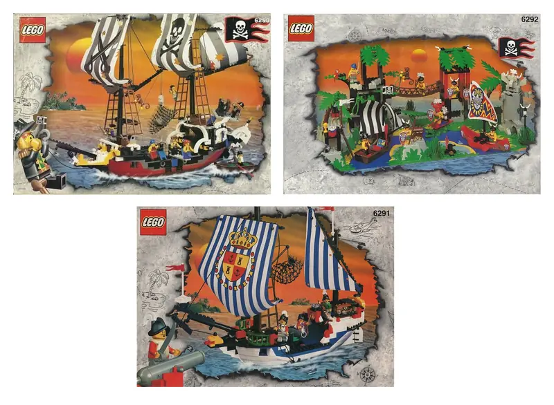 LEGO K6290 Classic Pirates Kit