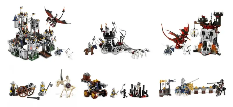 LEGO K7094 Kolekcja Zamkowa (wersja amerykańska)