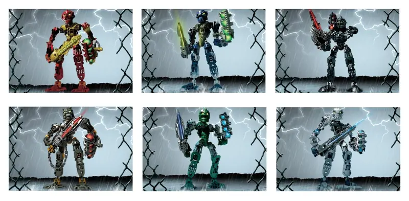 LEGO K8727 Toa Inika Collection (8727 8728 8729 8730 8731 8732)