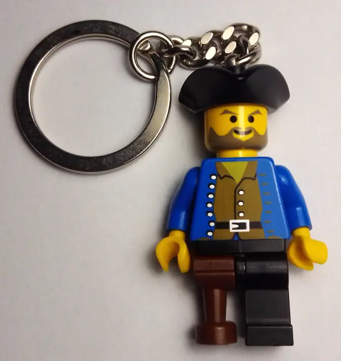 LEGO KC019 Pirate with Brown Shirt Key Chain
