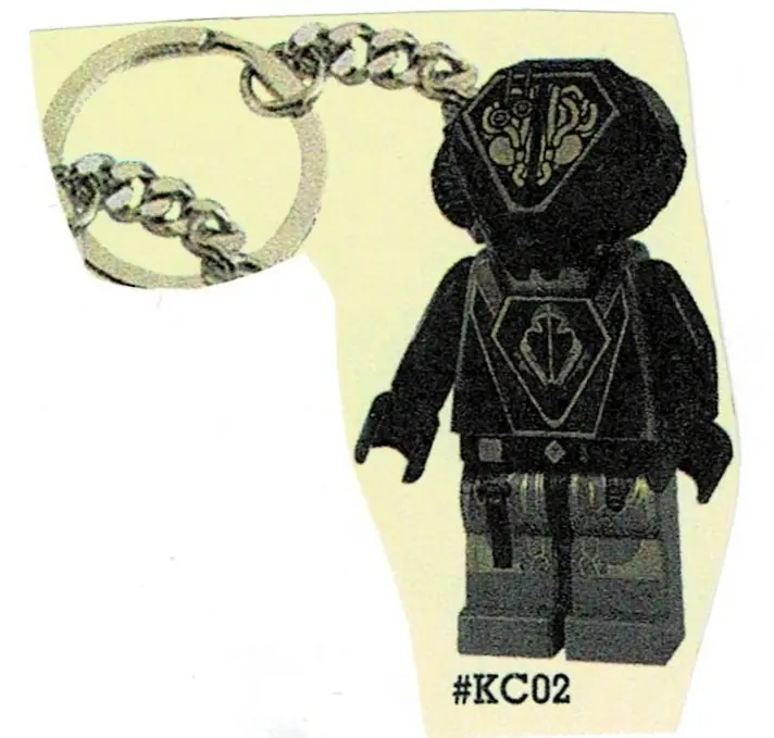 LEGO KC02 UFO Alien Key Chain