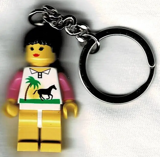 LEGO KC021 Paradisa Female with Horse Top Key Chain