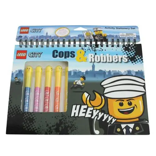 LEGO LE087 Cops & Robbers Activity Stationery Set