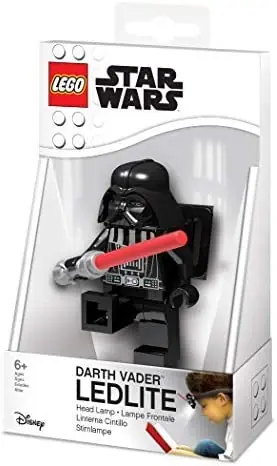 LEGO LGLHE31 Darth Vader Head Lamp with Lightsaber
