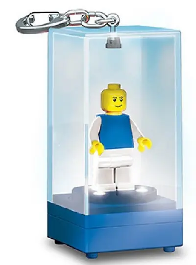 LEGO LGLKE75 Key Chain Light Display Case - Blue