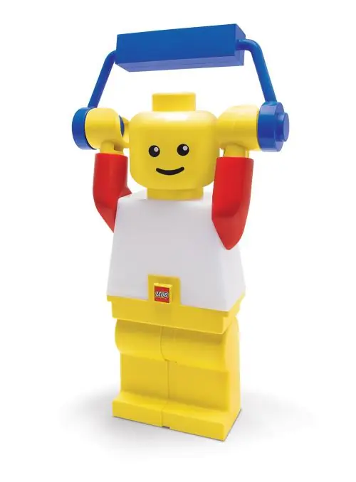 LEGO LGLLA1B Minifigure Lantern with Red Arms and Yellow Legs