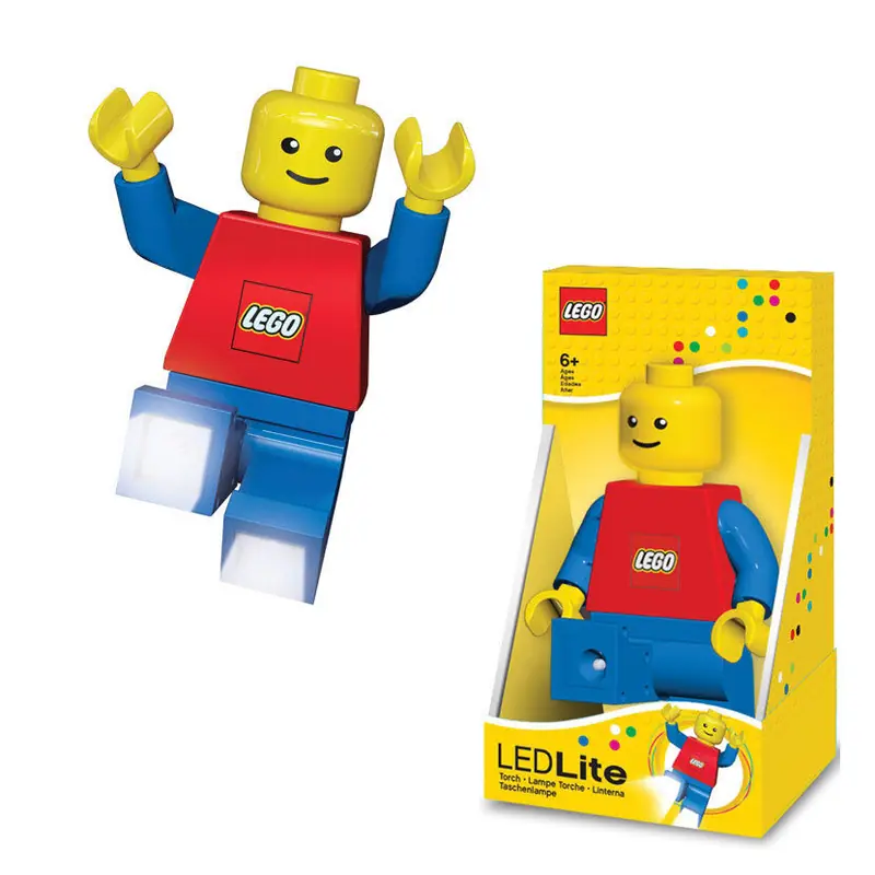 LEGO LGLTO1BT Minifigure Flashlight with Red Torso, Blue Arms and Blue Legs