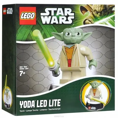 LEGO LGLTOB6 Yoda Desk Lamp (Trans-Bright Green Lightsaber)
