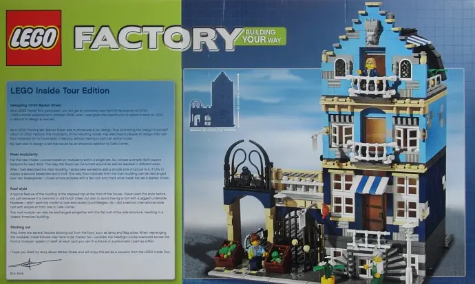 LEGO LIT2007 Market Street (LEGO Inside Tour Version)