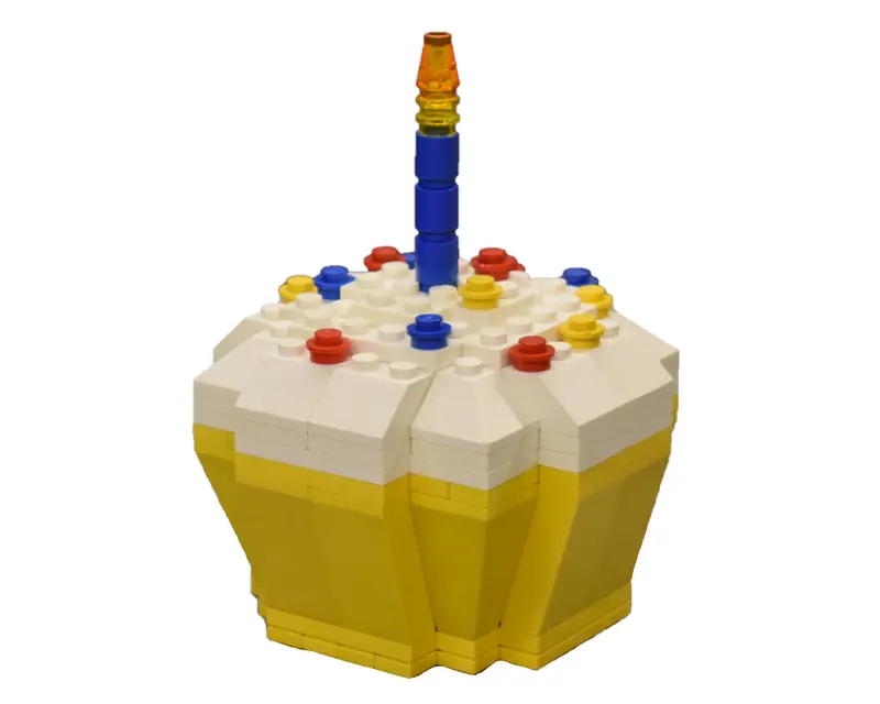 LEGO LLCA51 Legoland California 10th Birthday Cupcake Box (LLCA Ambassador Pass Exclusive)