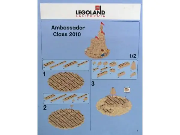 LEGO LLCA52 Sand Castle - Ambassador Class 2010 (LLCA Ambassador Pass Exclusive)