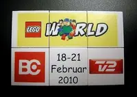 LEGO LWP03 LEGO World Denmark Puzzle Promo 2010