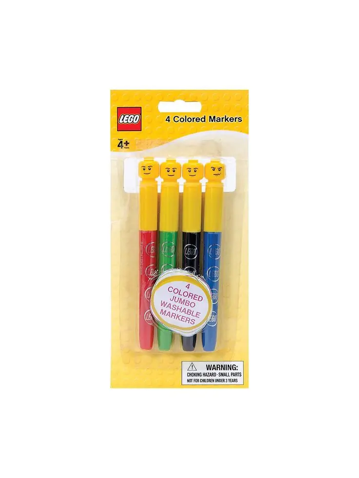 LEGO MARKERS 4 Coloured Markers