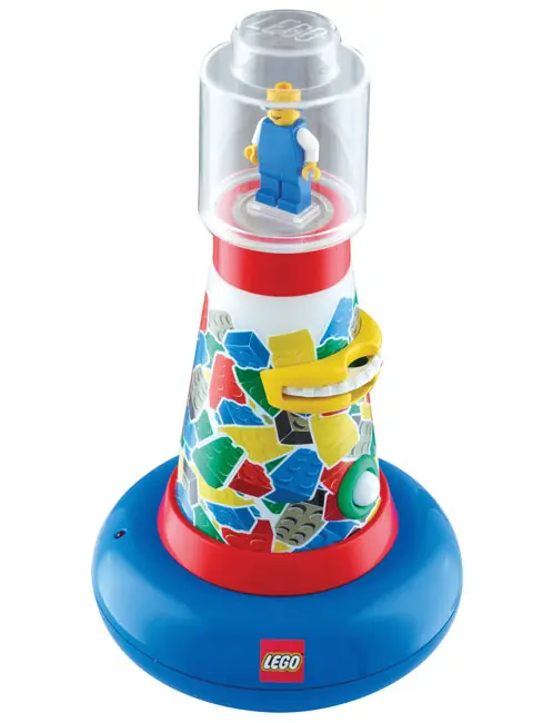 LEGO NIGHTLIGHT Rechargeable Night Light, Torch & LEGO Minifigure Light Up Display