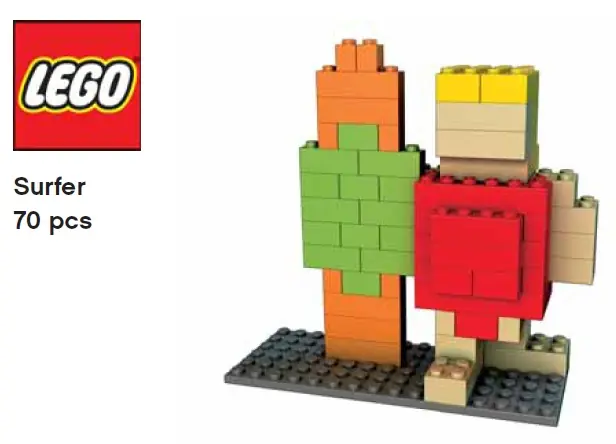 LEGO PAB7 Surfer