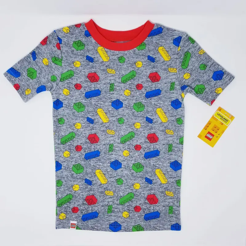 LEGO PAJAMAS Iconic Brick Pajama Set (Gray)