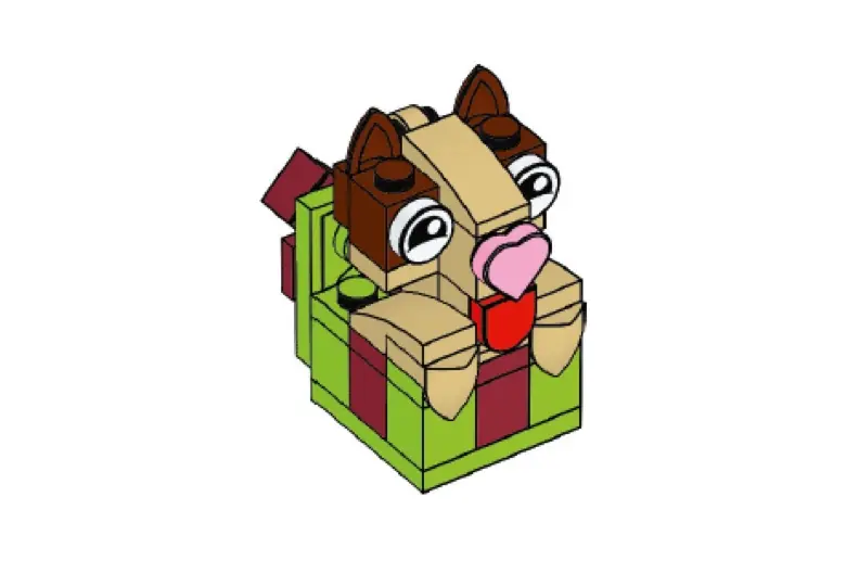 LEGO PETORNAMENT Świąteczna ozdoba ze zwierzątkiem