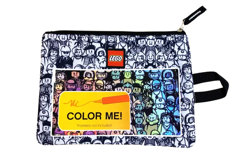 LEGO POUCH Minifigure Color Me Crowd Pencil Pouch