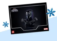 LEGO PRINT Black Panther Numbered Print