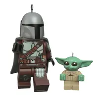LEGO QXI7079 Hallmark Keepsake Christmas Tree Ornament - Star Wars The Mandalorian and Grogu