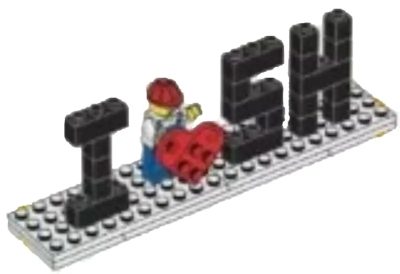 LEGO SHANGHAI I ❤️ Shanghai Standee