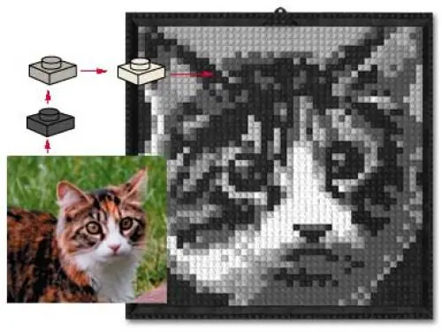 LEGO k34431 Lego Mosaic Cat