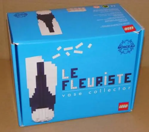 LEGO lfv3 Le Fleuriste Collector Vase - Monceau Fleurs Blue Chic