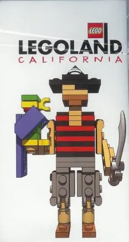 LEGO llca27 Legoland Pirate with Parrot (Legoland California)