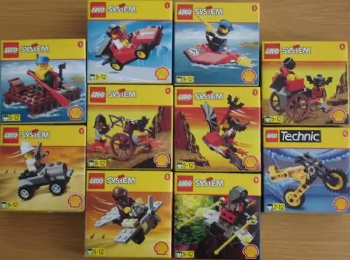 LEGO shell98small Shell Town 1998 Promotional (complete set)